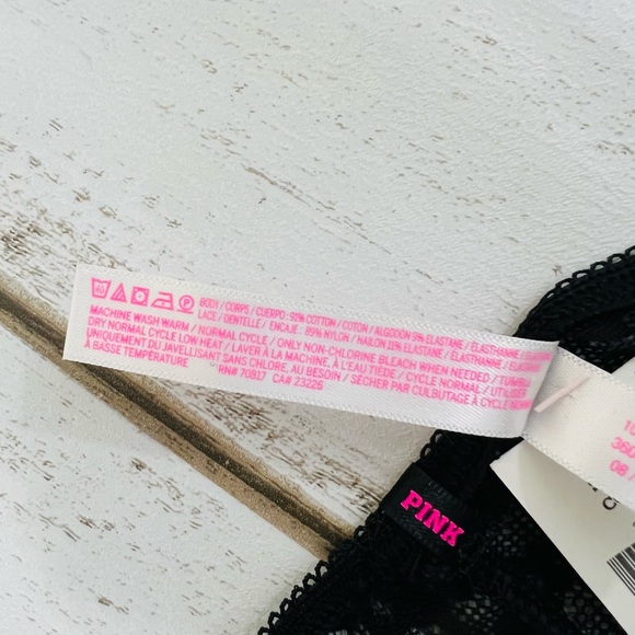 VS PINK Polka Dot Extra Low Rise Cheekster Vintage Retired Style - Picture 7 of 7